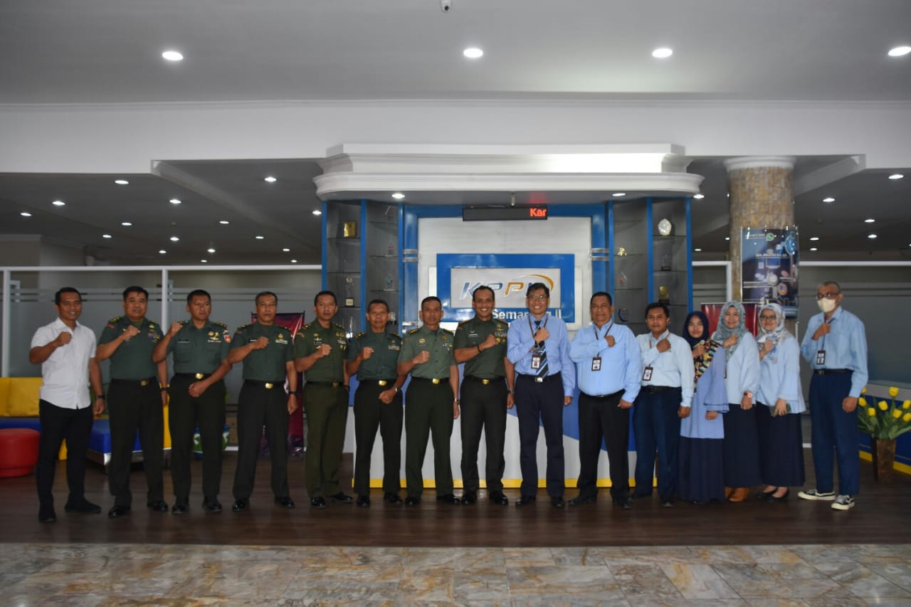 Untuk Pencapaian Wilayah Birokrasi Bersih Melayani, Danrem 073/MKT Sambangi KPPN Semarang II